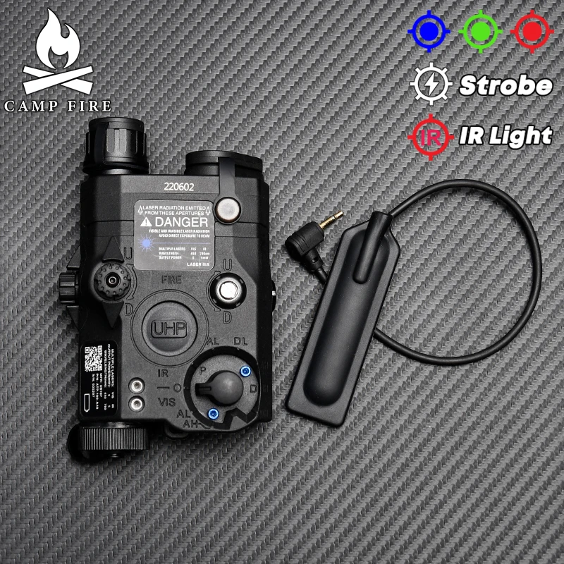 PEQ-15 láser táctico verde/azul IR con luz estroboscópica LED - imagen 5
