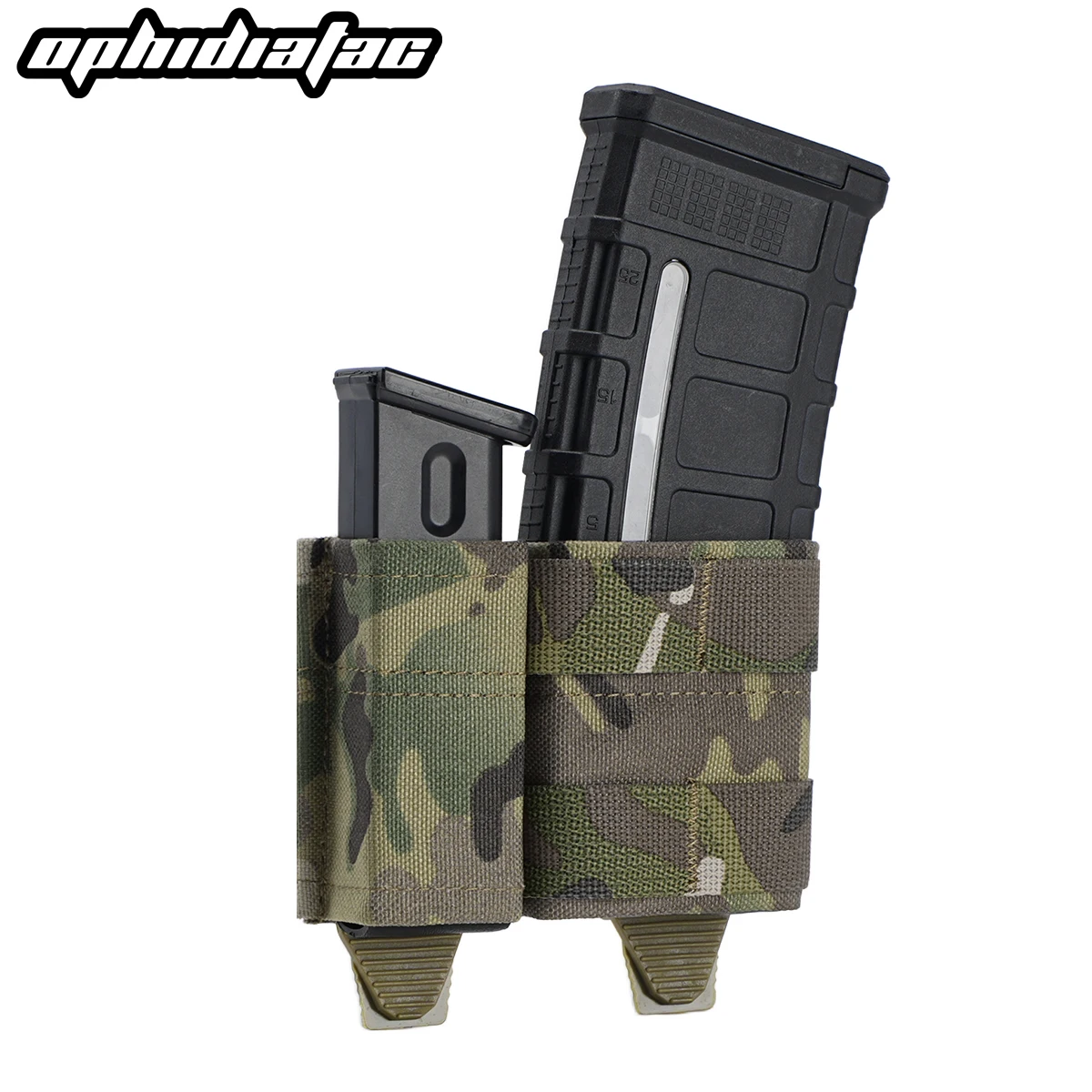 OPHIDIANTAC Bolsa táctica MOLLE para cargadores, inserción rápida