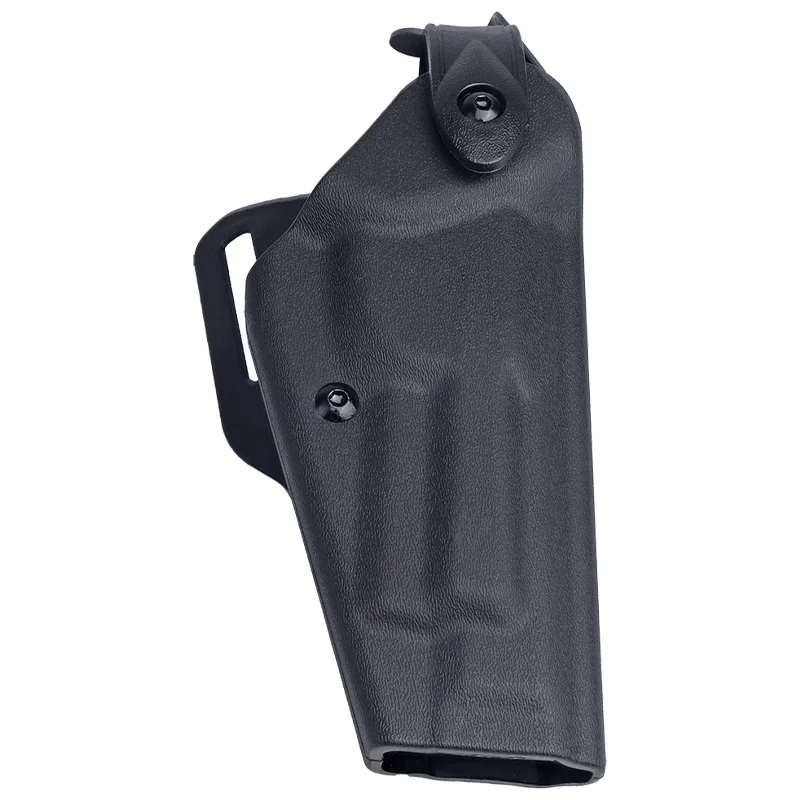 Funda táctica de cuero para pistola, mano derecha, caza y combate - imagen 5