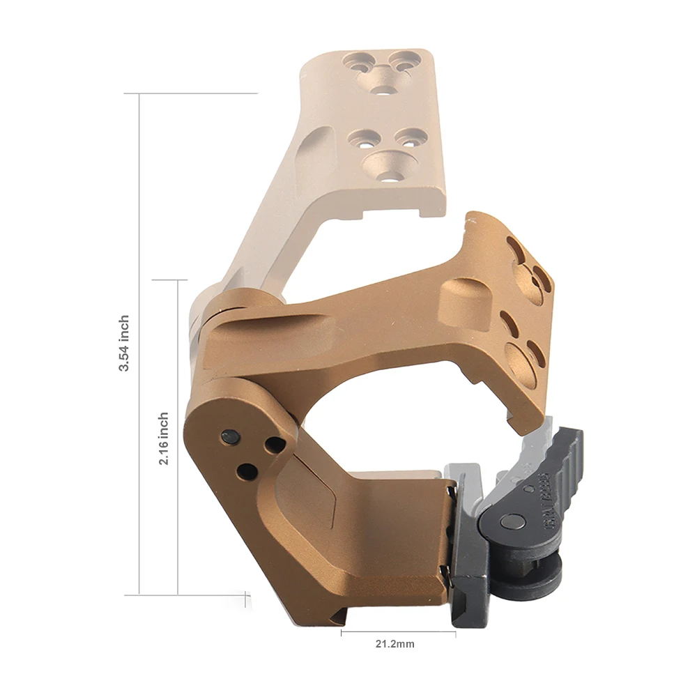 FTC QD montaje rápido para lupa HM3X con línea central - imagen 4