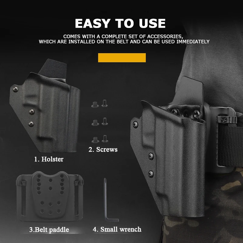 Funda Kydex P226 – Holster táctico extracción rápida mano derecha - imagen 2