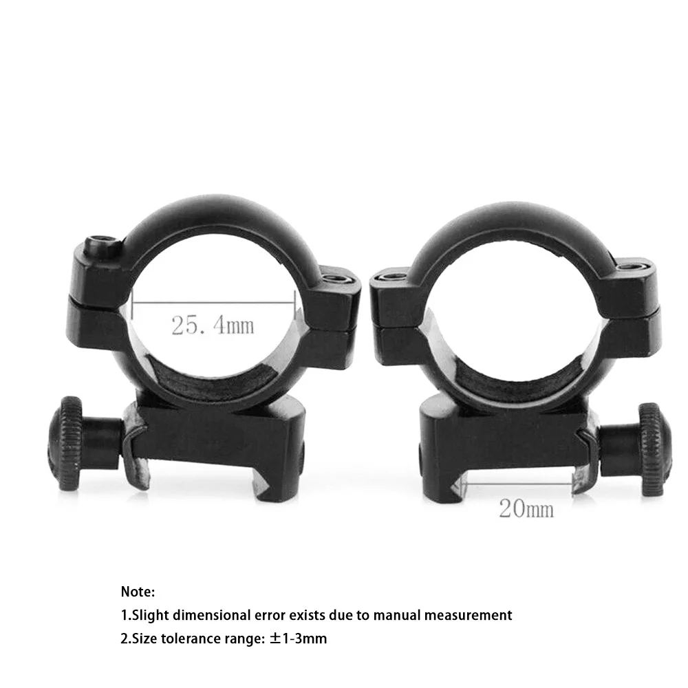 Anillas de montaje perfil bajo para visor telescópico base para caza - imagen 2