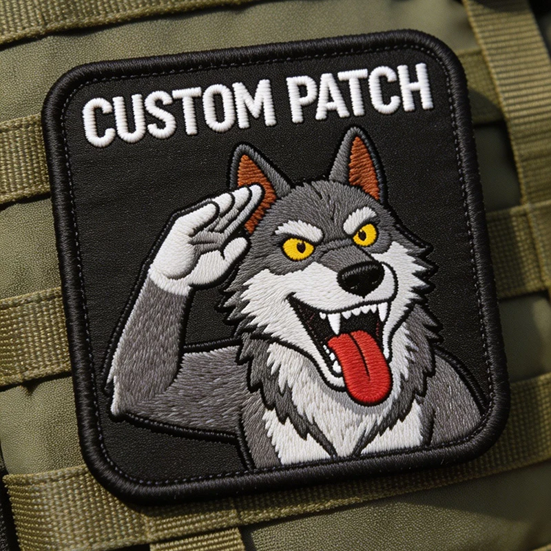 Patch bordado personalizado con diseño