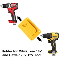 Soporte pared taladros Dewalt y Milwaukee – Kit 5 uds.