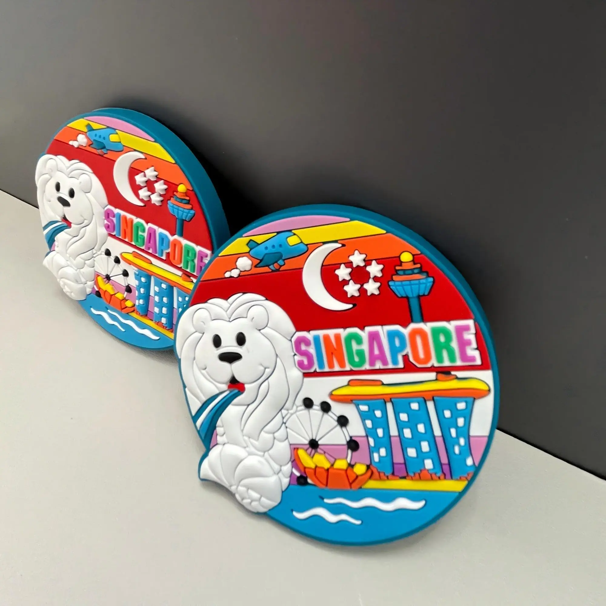 Imán de PVC 3D personalizado en relieve para nevera - imagen 4