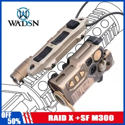 WADSN Apuntador láser IR metálico para Picatinny RAID X NGAL