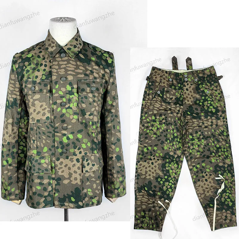 Traje de camuflaje Dot44 Pea para exteriores, chaqueta y pantalón - imagen 3