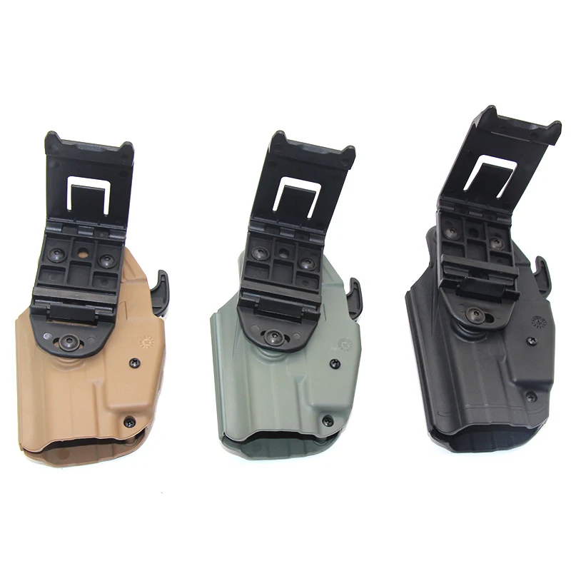 Funda táctica pistola CZ75/GL17 de cinturón con fijación MOLLE - imagen 5