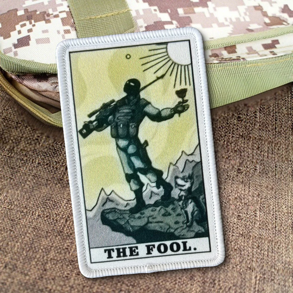 Parche Trubadur THE FOOL – Brazalete militar velcro - imagen 5