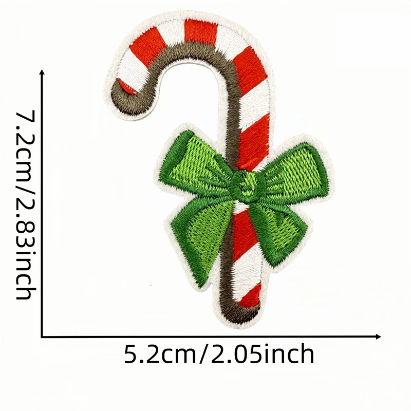 Parches bordados navideños termoadhesivos – Infantil para ropa - imagen 5
