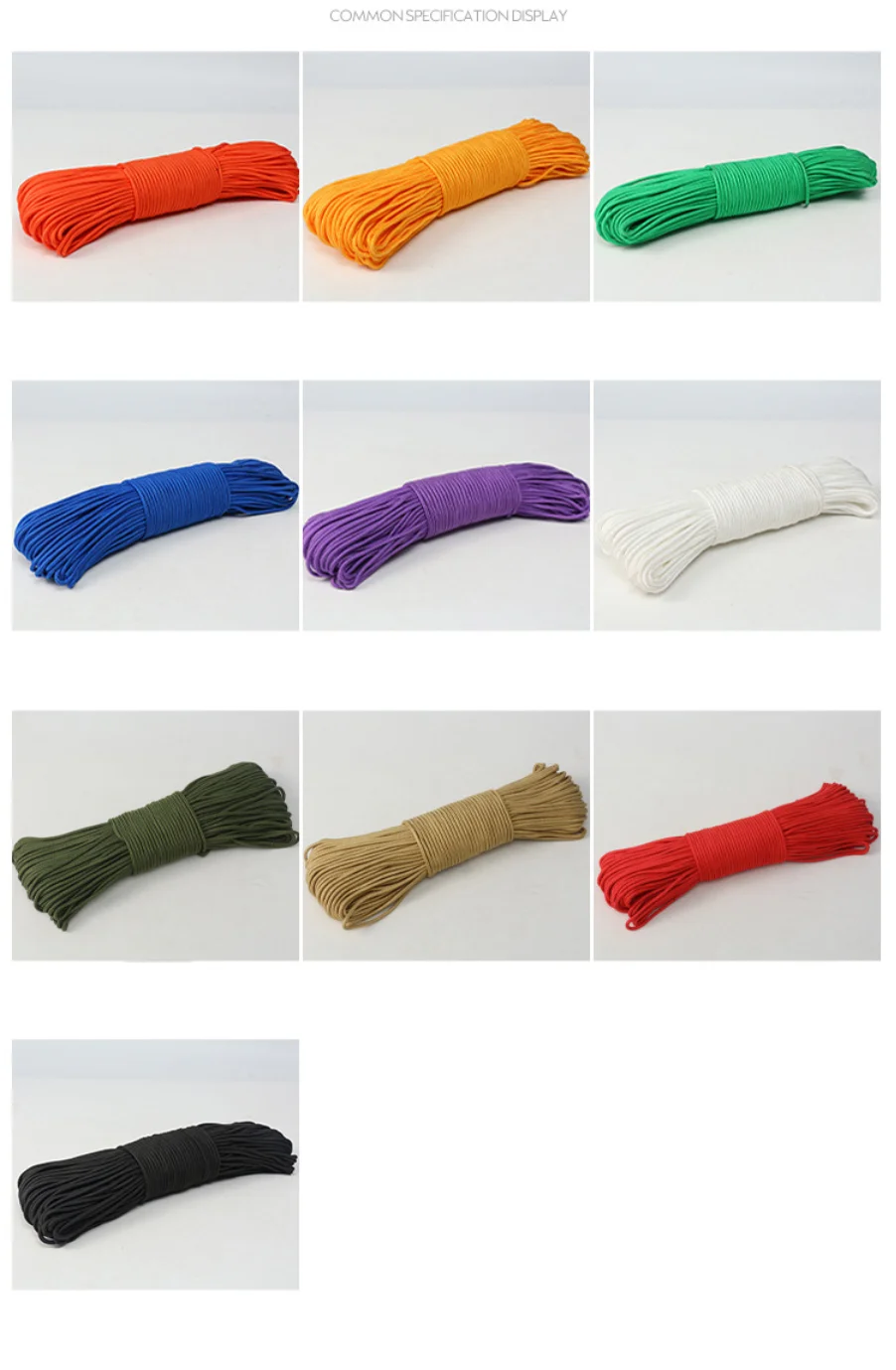 Cuerda nailon colores para manualidades creativas
