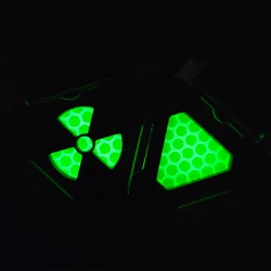 Luz reflectante triangular MOLLE para mochila táctica