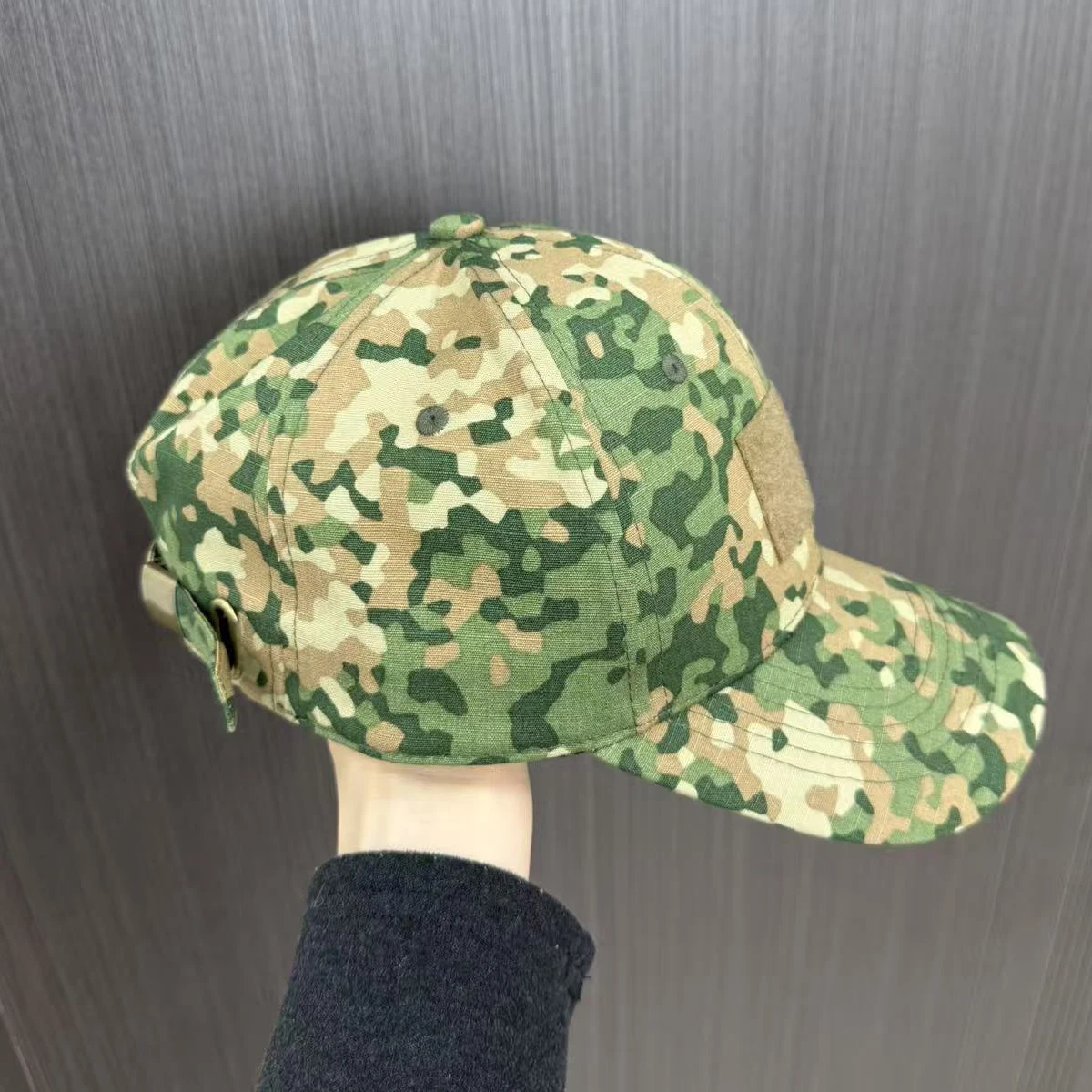 Gorra táctica camuflaje Flecktarn multitono verde para exteriores - imagen 3
