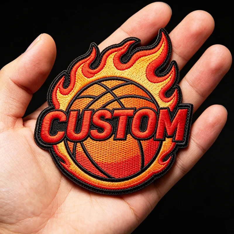 Parches personalizados con logotipo bordado