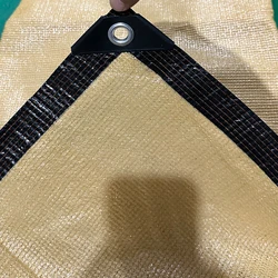 Malla sombra HDPE anti-UV resistente para jardín terraza camping