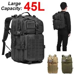 Mochila táctica Molle impermeable tipo Bug Out para senderismo y caza