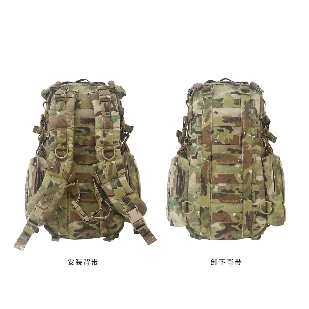 Mochila táctica para casco expandible doble correa, airsoft tiro - imagen 5