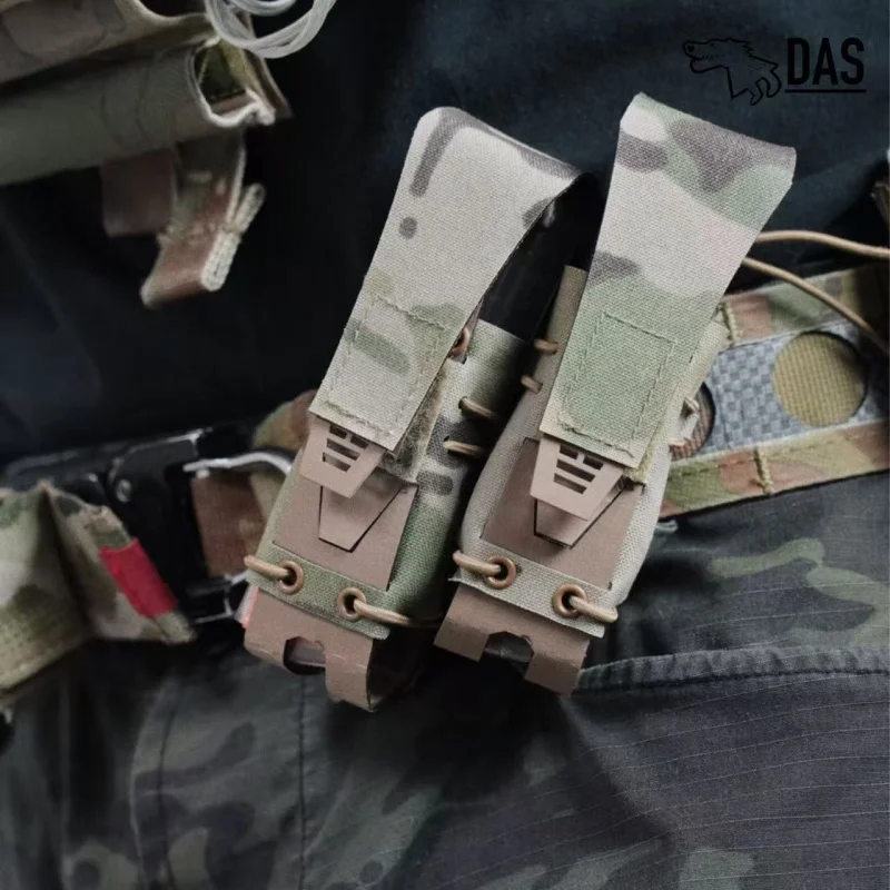 Funda magazina 9mm tapa flip multifunción – Táctica MOLLE - imagen 3