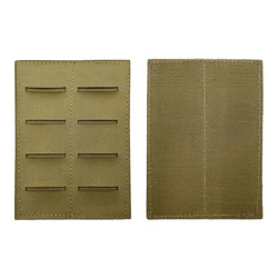 Panel táctico MOLLE con cierre gancho y bucle modular EDC