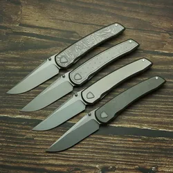 Waka cuchillo plegable EDC de bolsillo titanio acero 154CM cerámico