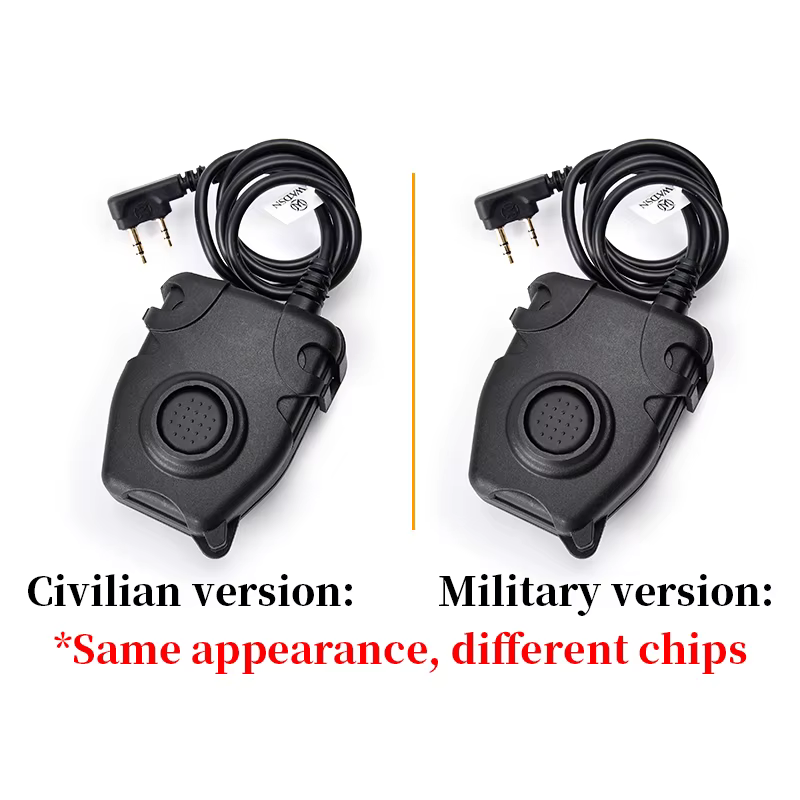 WADSN adaptador PTT táctico para auriculares TCI y radio Airsoft - imagen 3