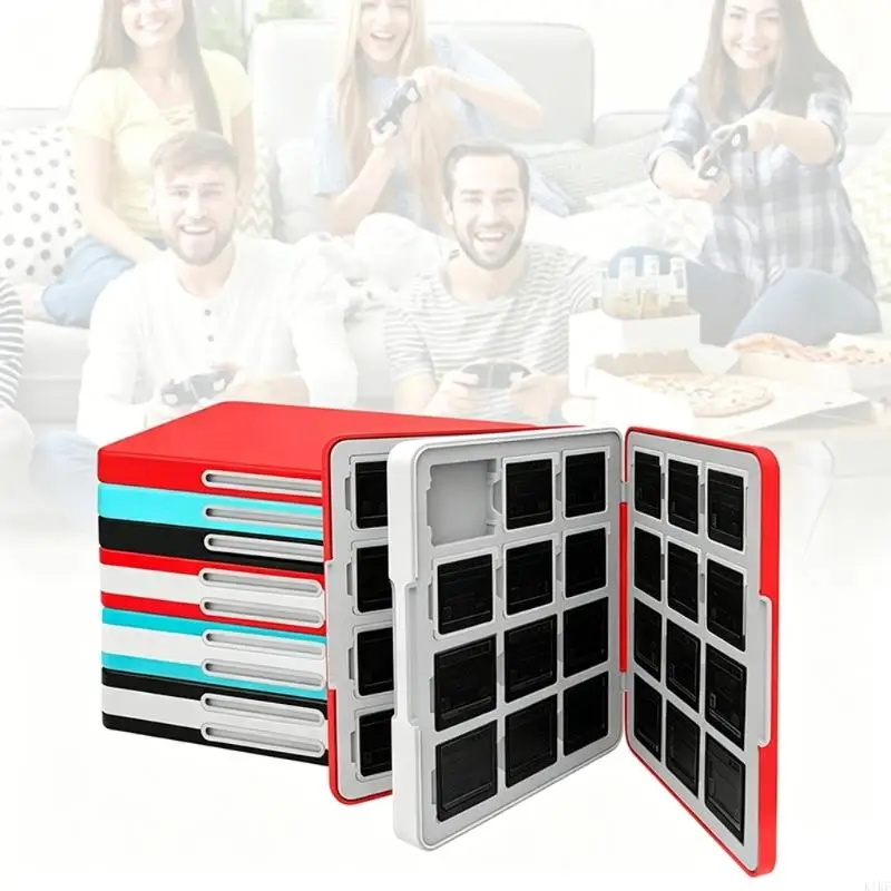 Caja para cartas juego portátil con tapa magnética y bandeja interior - imagen 2
