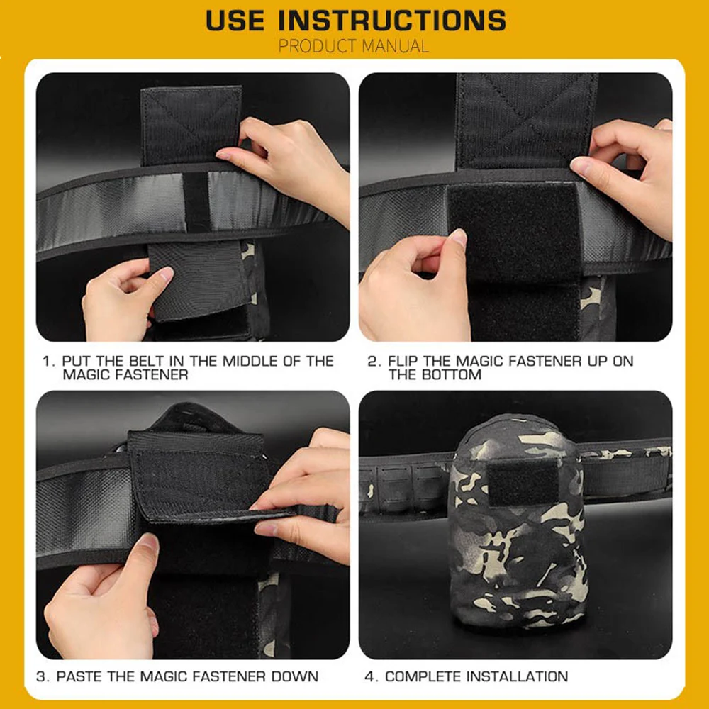 Bolsa táctica para cinturón: funda porta revistas y utilidades - imagen 3