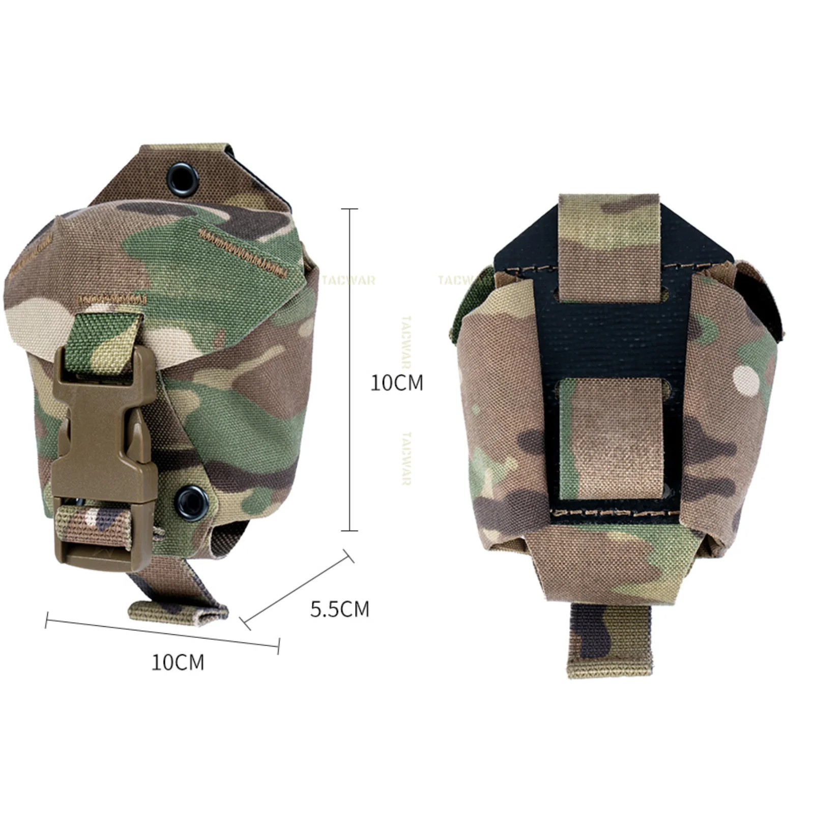 Bolsa táctica MOLLE para granadas FC con panel cinturón M67 individual - imagen 4