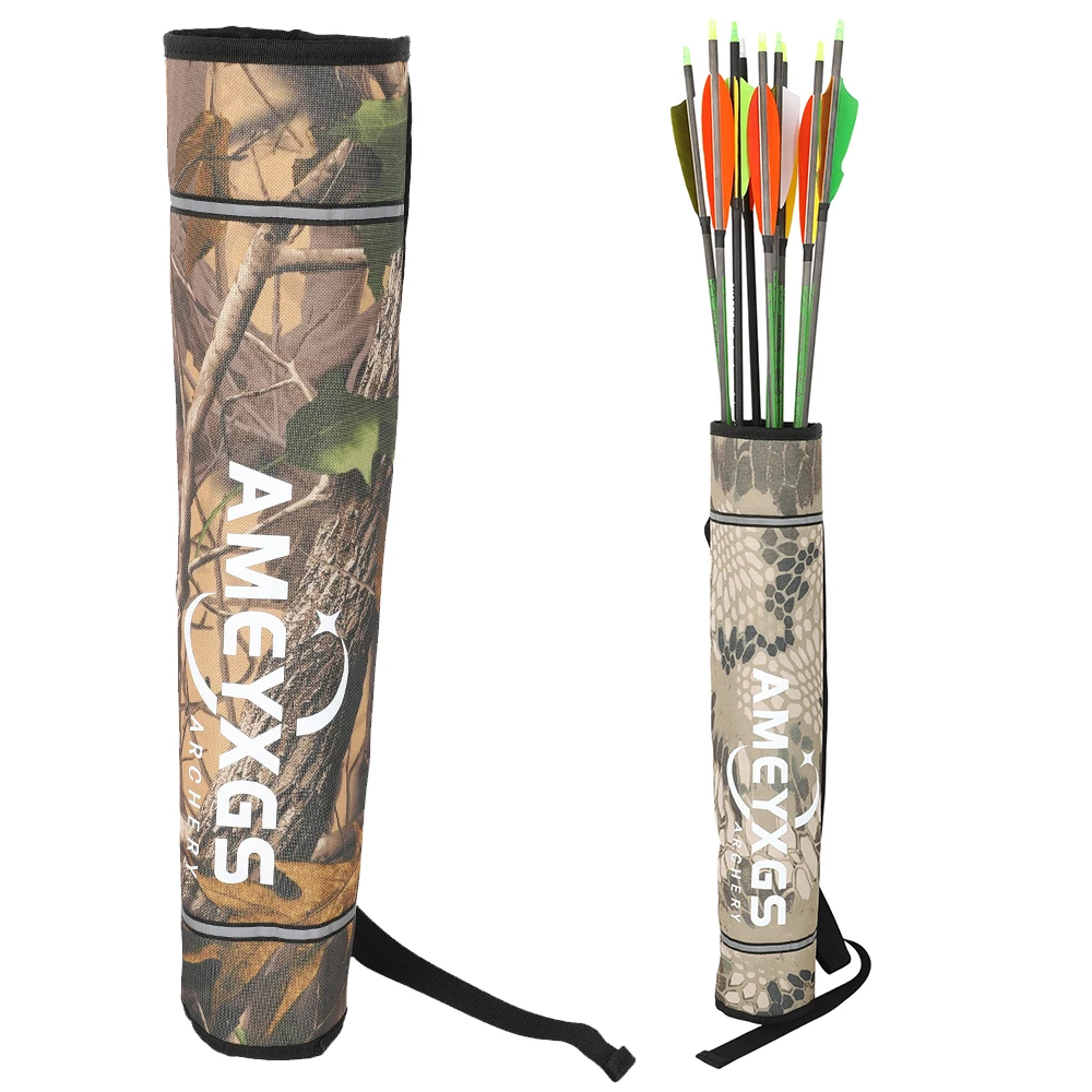 Aljaba tubular 600D con correa de hombro para arquería outdoor
