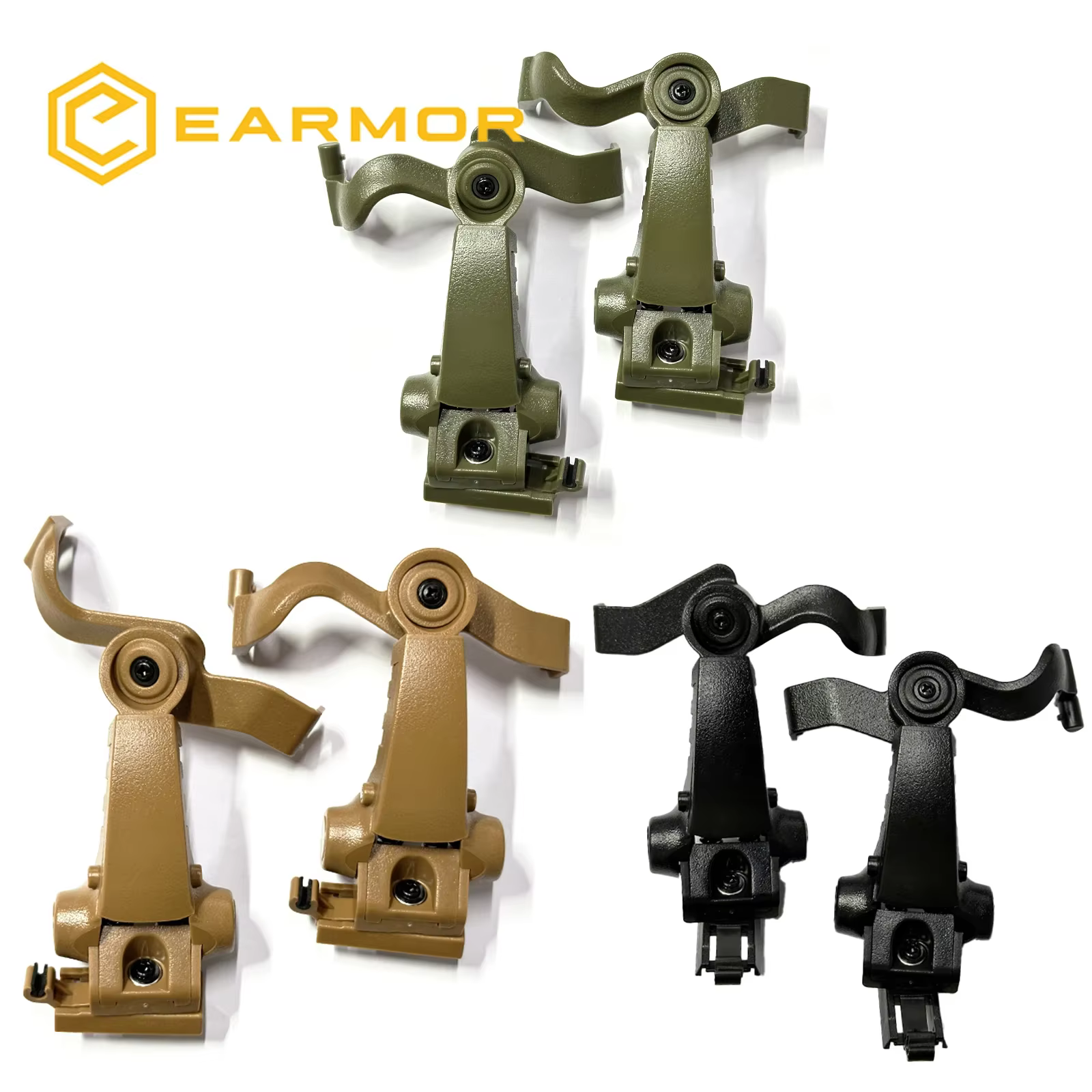 EARMOR M16C adaptador riel ARC auriculares tácticos casco - imagen 5