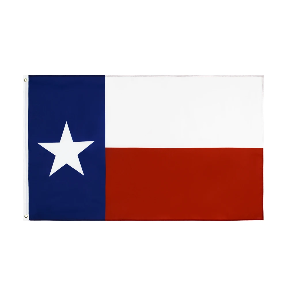 Bandera del estado de Texas en formato vertical