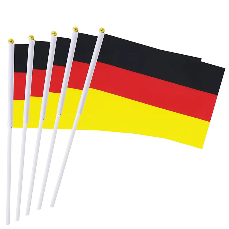 Pack 10 banderas agitadoras animación Alemania – Banderinesrooters - imagen 4
