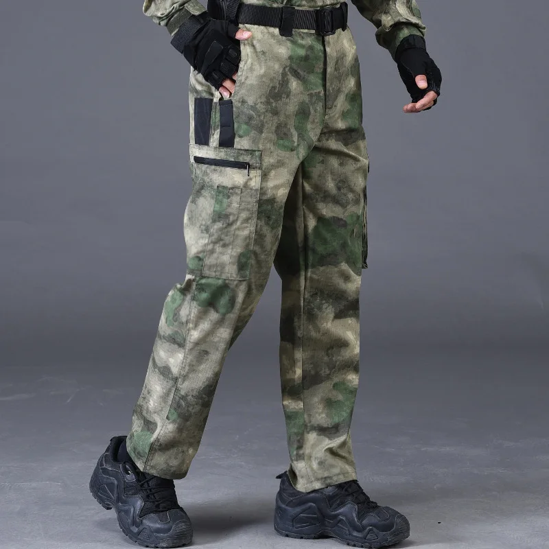 Pantalones tácticos camuflaje impermeables multibolsillos joggers - imagen 4