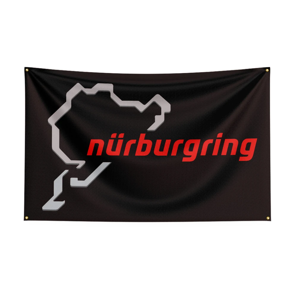 Bandera Nürburgring carreras para decoración de pared interior - imagen 3