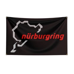Bandera Nürburgring carreras para decoración de pared interior
