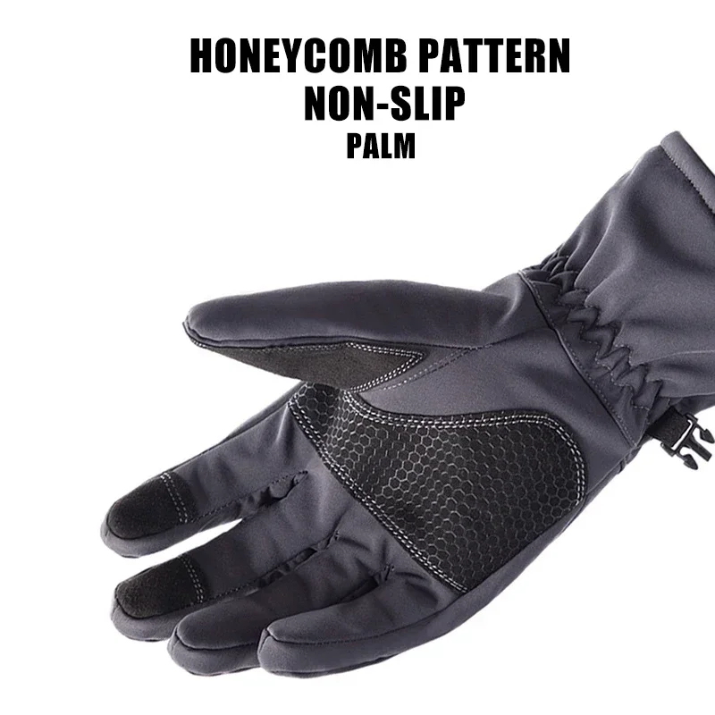 Guantes tácticos invierno impermeables camuflaje pantalla táctil - imagen 5
