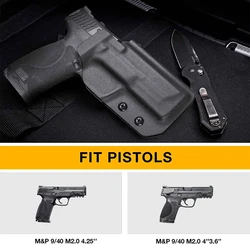 Funda Kydex OWB para S&W M&P M2.0 con óptica