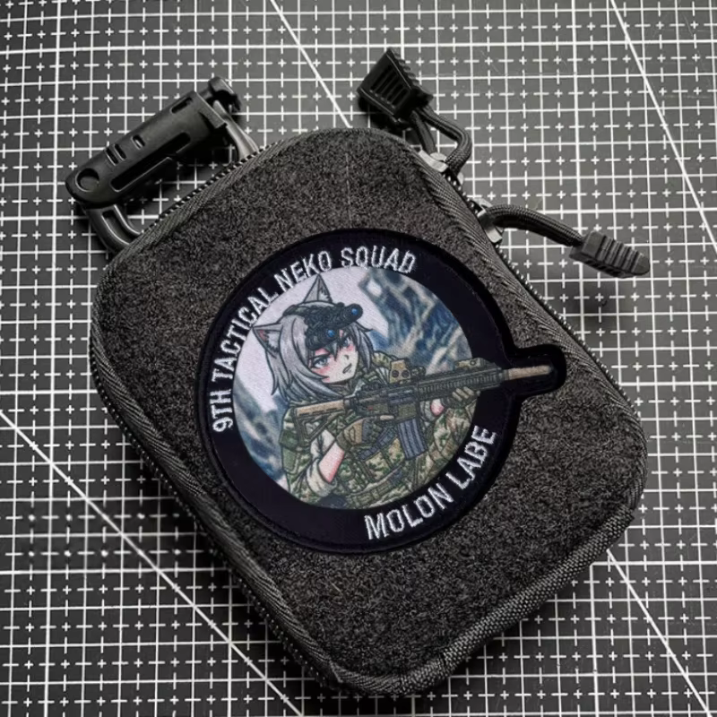 Parche táctico Neko Squad con velcro para mochilas - imagen 4