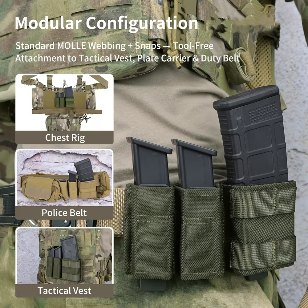 Funda FAST para cargadores 9 mm y 5,56 táctica universal - imagen 5