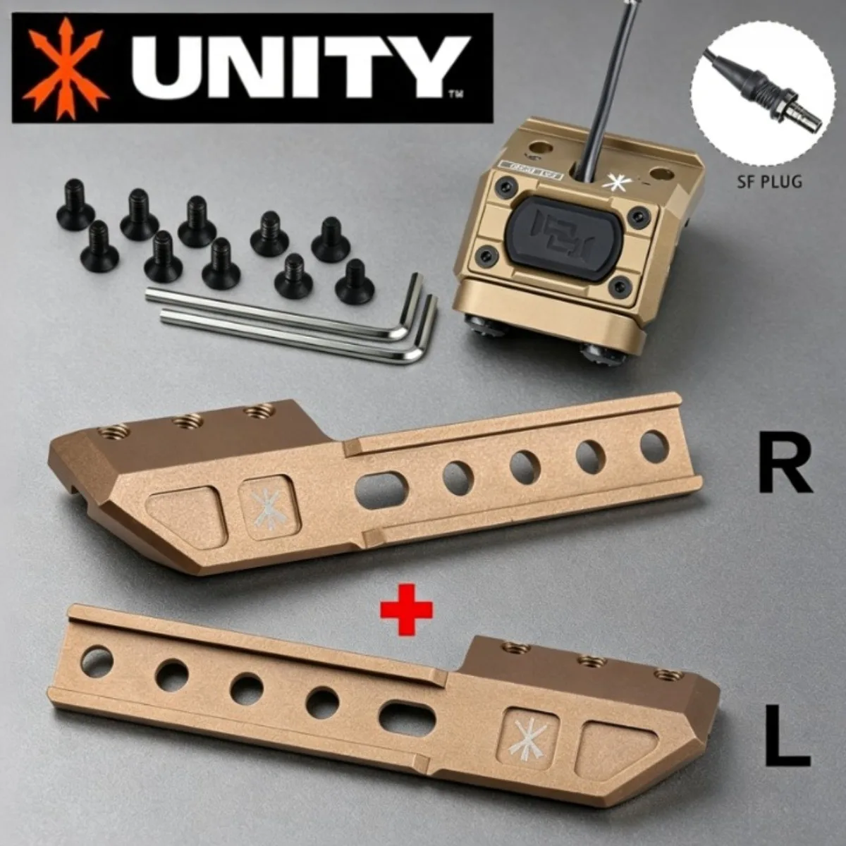 Interruptor remoto UNITY Scout para linterna táctica Picatinny