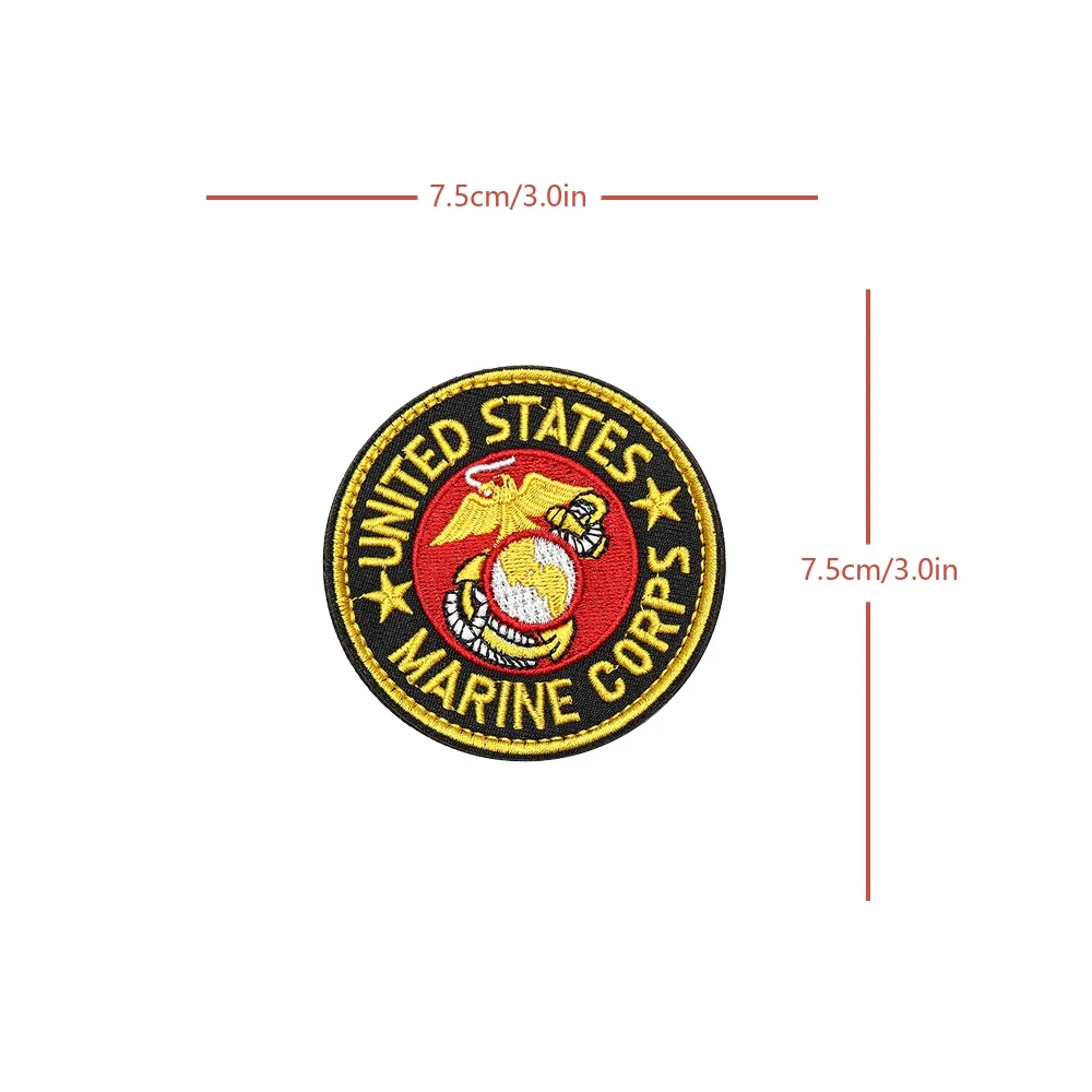 US MARINE CORPS parche táctico bordado con velcro MOLLE - imagen 3