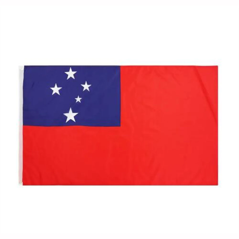 Bandera Samoa 90x150 cm para decoración exterior