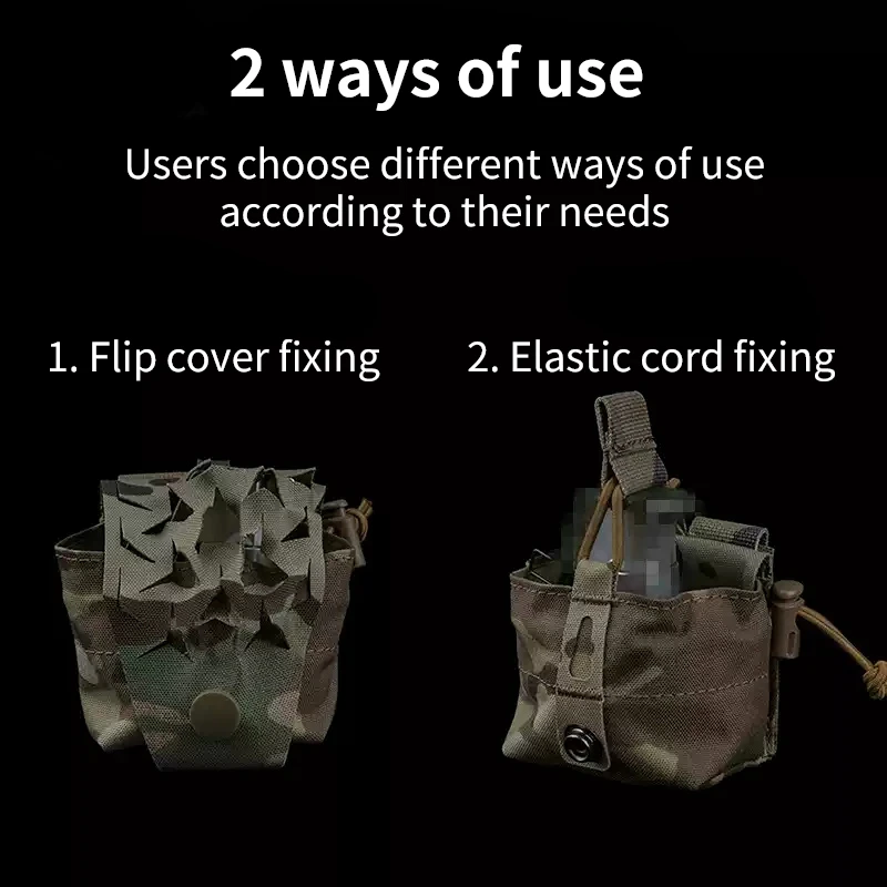 Granada Frag Bolsa táctica MOLLE multifuncional para cinturón
