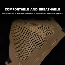 Máscara táctica Airsoft con filtro, transpirable y elástica ajustable
