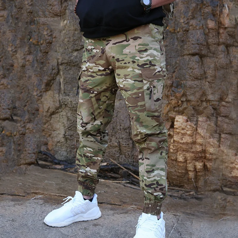 Pantalones tácticos camuflaje impermeables ripstop resistentes
