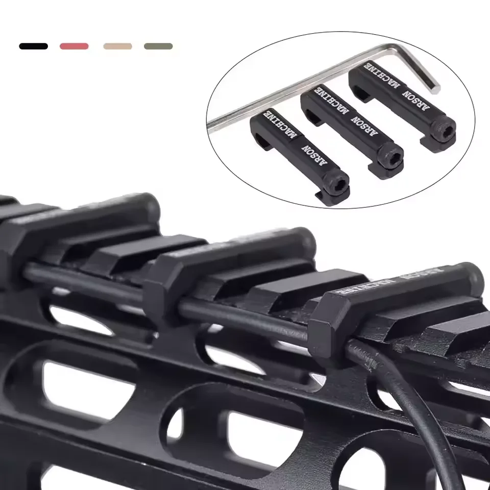 Guía de montaje M-LOK Picatinny para rieles guardamanos tácticos