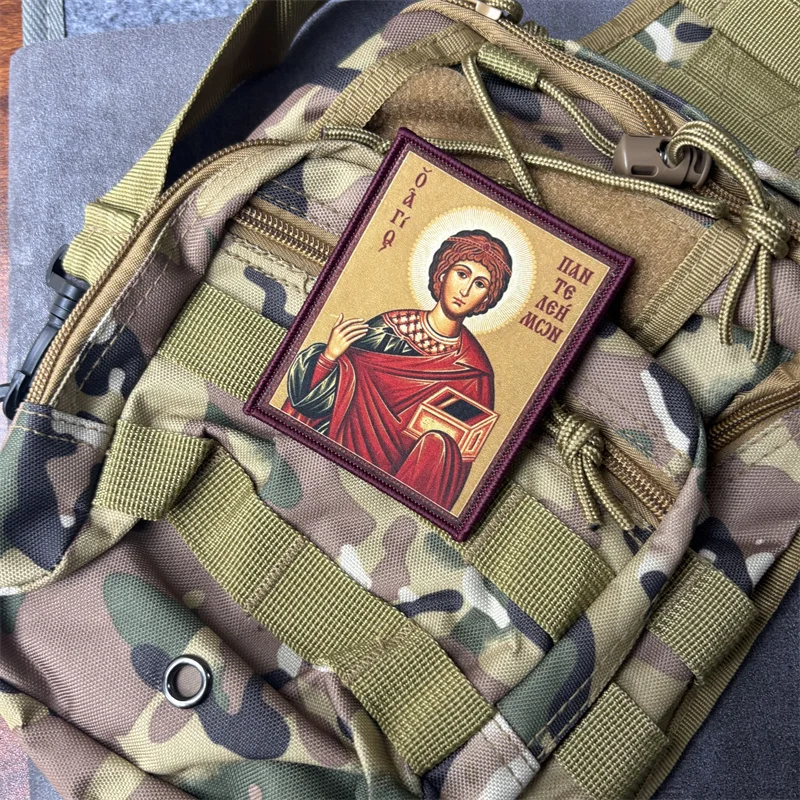 Parche táctico estampado Nicolás gancho-bucle para mochila y brazalete - imagen 4