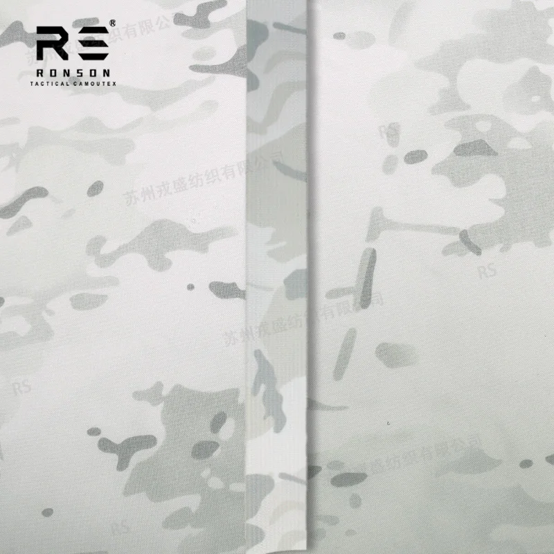 MC Alpine cinta de poliéster táctica camuflaje blanco nieve