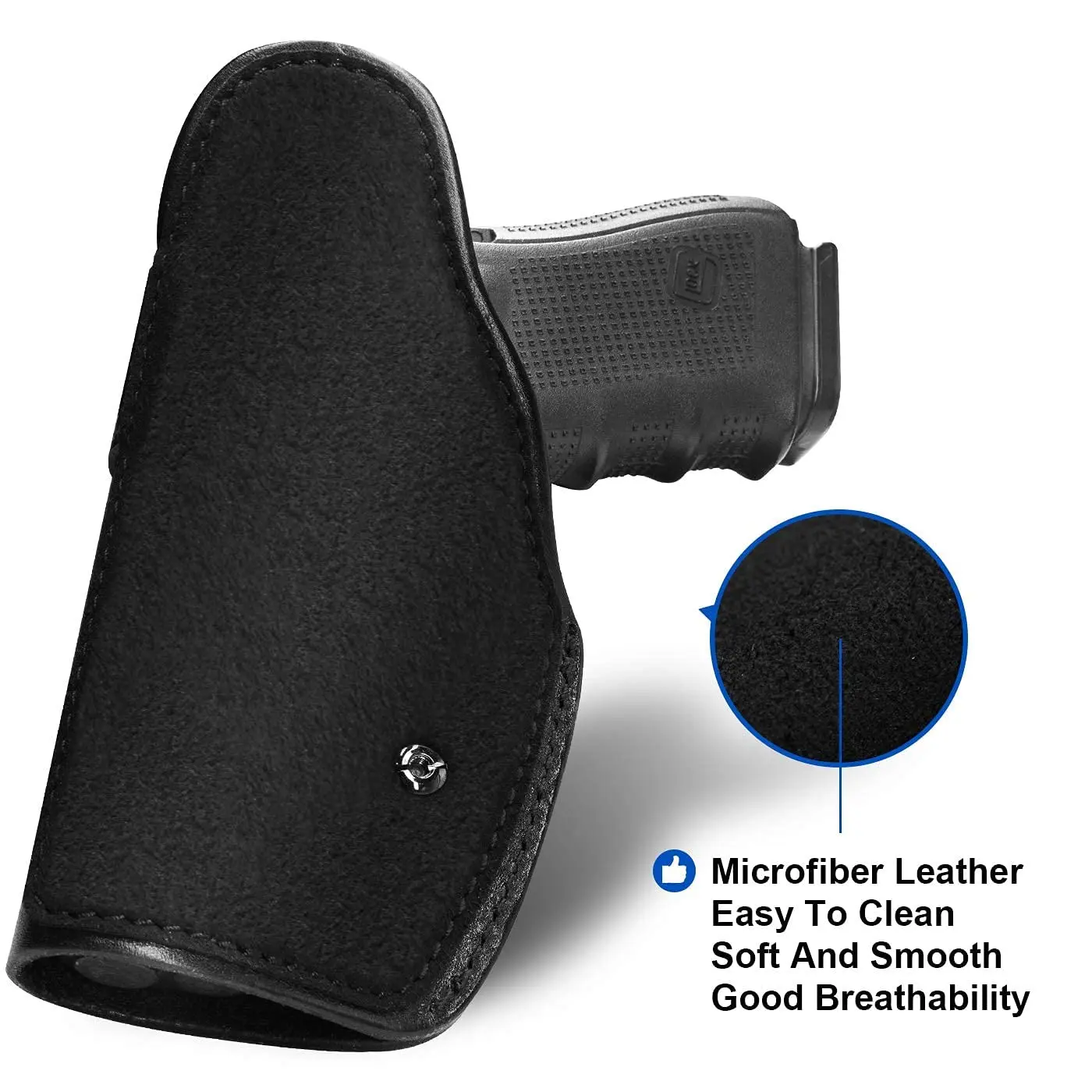 Funda táctica cuero Glock Taurus M P Shield ocultación compacta