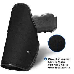 Funda táctica cuero Glock Taurus M P Shield ocultación compacta